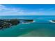 Picturesque aerial view of the bridge and waterfront homes on Longboat Key at 552 Juan Anasco Drive, Longboat Key, FL 34228