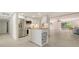 Well-lit kitchen with modern appliances and an island, seamlessly connected to the living space at 618 Buttonwood Dr, Longboat Key, FL 34228