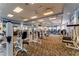 Fully equipped gym with modern exercise machines and plenty of space for a complete workout at 7623 Camminare Dr, Sarasota, FL 34238