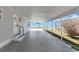 Spacious covered carport offering stunning waterfront views and easy access to the home's entrance at 10315 Cortez W Rd # 38Bv, Bradenton, FL 34210