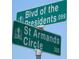 Street sign indicating location as St Armands Circle on Blvd of the Presidents in Sarasota at 106 N Blvd Of The Presidents, Sarasota, FL 34236