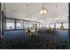 Spacious banquet hall featuring elegant lighting and ample seating for events at 11739 River Shores Trl, Parrish, FL 34219
