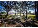 Enjoy time at the park with picnic tables, large shade trees, and lovely homes in the background at 1511 S Knollwood Dr, Bradenton, FL 34208
