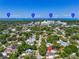 Expansive aerial view of Sarasota neighborhood with Siesta Key and Lido Beach in the distance at 2283 Arlington St, Sarasota, FL 34239