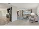 Open-concept living space seamlessly connects the kitchen and living area, perfect for entertaining and Gathering time at 2434 Carlisle Pl, Sarasota, FL 34231