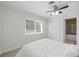 Bedroom featuring bright white walls and access to a private bathroom at 317 Harbor S Dr, Venice, FL 34285