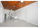 Home office/living room with tile floors and wood ceilings at 317 Harbor S Dr, Venice, FL 34285