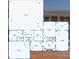 Detailed floor plan showcases the layout of the home, including the kitchen, Gathering room, and lanai/pool area at 3215 Pine Valley Dr, Sarasota, FL 34239