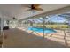 Enjoy this screened-in pool and lanai with plenty of room to relax and take a dip at 3215 Pine Valley Dr, Sarasota, FL 34239