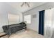 Bedroom with neutral colors and natural light from the windows at 5103 73Rd E St, Bradenton, FL 34203