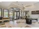 Elegant clubhouse lobby featuring stylish furniture, sophisticated decor, and a welcoming ambiance at 5656 Cantucci St, Nokomis, FL 34275