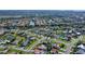 Beautiful aerial view of the property showcasing its desirable location, lush landscape, and community lakes at 6684 Easton Dr, Sarasota, FL 34238