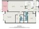 Detailed floor plan showcasing the layout, dimensions and flow of the living space at 800 Hudson Ave # 102, Sarasota, FL 34236