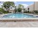 Inviting community pool with a serene atmosphere, perfect for relaxation and recreation at 800 Hudson Ave # 102, Sarasota, FL 34236