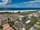 Beautiful aerial view of the community with beachfront access at 1001 Beach Rd # A203, Sarasota, FL 34242