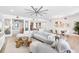 Spacious living room featuring modern decor and an open floor plan at 1035 Seaside Dr # 603, Sarasota, FL 34242