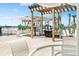 Great outdoor grill and dining area with easy beach access for entertainment at 1035 Seaside Dr # 603, Sarasota, FL 34242