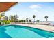 Stunning pool area overlooking the beach, providing a luxurious experience for the residents at 1035 Seaside Dr # 603, Sarasota, FL 34242
