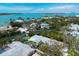 Desirable waterfront property with lush landscaping, private pool, and easy water access at 110 Faubel St, Sarasota, FL 34242
