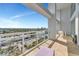 Spacious balcony with seating area overlooking the city at 1990 Main St # 10, Sarasota, FL 34236