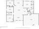 Floor plan featuring dimensions for all rooms, including living room, bedrooms, and garage at 25259 Alcazar Dr, Punta Gorda, FL 33955