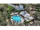 Aerial view of community pool and clubhouse at 5548 Simonton St, Bradenton, FL 34203
