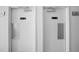 Doors to the men's and women's restroom and fitness center entrances at 5855 Midnight Pass Rd # 327, Sarasota, FL 34242