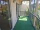 Outdoor patio with privacy screen at 6142 7Th Ave W # 6142, Bradenton, FL 34209