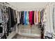 Spacious walk-in closet with ample hanging storage and shelving for organization at 6280 Cassia St, Bradenton, FL 34203