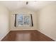 Bedroom with hardwood floors and a view from the window at 7110 83Rd E Dr, Bradenton, FL 34201