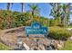 Palma Sola Sound entrance sign surrounded by lush landscaping at 8012 18Th W Ave, Bradenton, FL 34209