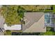 An aerial view of a house with a pool at 8420 Sailing Loop, Lakewood Ranch, FL 34202
