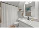Updated bathroom showcasing a vanity with shower and modern finishes at 14932 Amberjack Ter, Lakewood Ranch, FL 34202