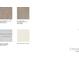 Image displays samples for carpet, tile, cabinets and counter tops at 15105 Cuzcorro Ct, Nokomis, FL 34275