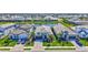 Aerial view of beautiful homes in the community surrounding the serene lake at 16816 Seraphic Trl, Lakewood Ranch, FL 34211