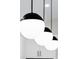 A close up shot of modern pendant lights at 2375 Saybrook Ave, North Port, FL 34286