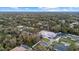 Expansive aerial view of a residential area with lush trees and various homes at 3266 Lanai Ave, North Port, FL 34288