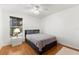 Bright bedroom with hardwood floors and a window offering natural light at 3758 59Th W Ave # 4099, Bradenton, FL 34210