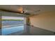 Spacious garage with a view of the beach at 4535 Bay Club Dr, Bradenton, FL 34210