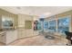 Cozy kitchen with stainless steel appliances, eat in area, and window at 4535 Bay Club Dr, Bradenton, FL 34210