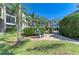Outdoor BBQ area with grill and seating at 5160 Northridge Rd # 302, Sarasota, FL 34238