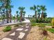Beautiful landscaping showcasing meandering path with lush vegetation, perfect for enjoying the outdoors at 534 Beach Rd, Sarasota, FL 34242