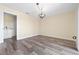 Empty living room ready for your personalization and decor preferences at 6902 8Th W Ave, Bradenton, FL 34209