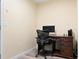 Home office space with a desk, chair, and ample space for a computer setup at 6902 8Th W Ave, Bradenton, FL 34209
