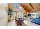 Spacious dining area with high ceilings, blending seamlessly with living spaces and natural light at 7523 4Th W Ave # 7523, Bradenton, FL 34209