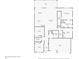 Layout of a single-story home with a primary bedroom, living room, kitchen, and a two-car garage at 922 Fernleaf Run, Bradenton, FL 34212