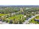 Scenic aerial view of a Primary planned community, highlighting the neighborhood park at 110 167Th E Blvd, Bradenton, FL 34212