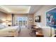 Relaxing bedroom with balcony access and city views at 1111 Ritz Carlton Dr # 1704, Sarasota, FL 34236