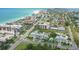 Coastal property with surrounding cityscape and clear blue water views at 129 Taft Dr # W102, Sarasota, FL 34236