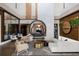 Grand lobby with stylish seating, unique circular decor, and elegant design elements at 3639 Santa Caterina Blvd, Lakewood Ranch, FL 34211